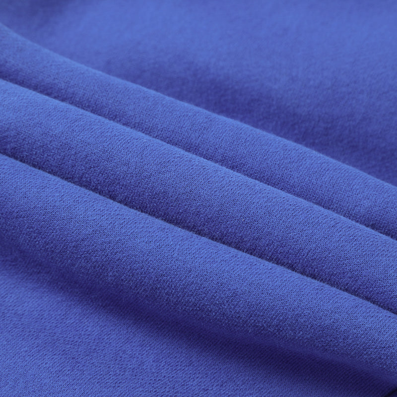 360G Bright Blue Streetwear Fleece Sweatpants Jogger